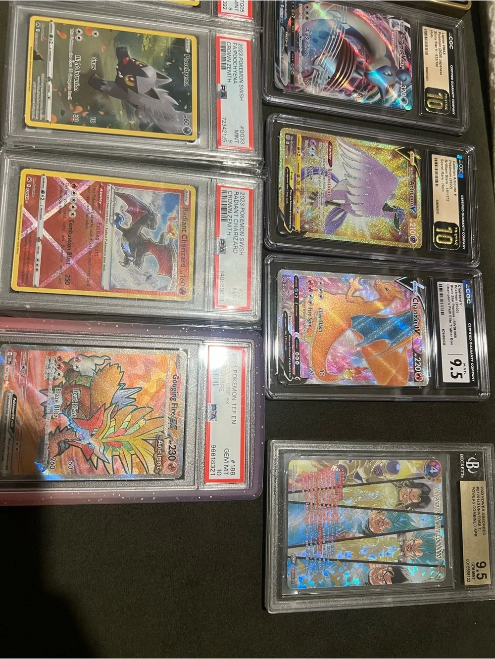 Graded Pokemon card bundle